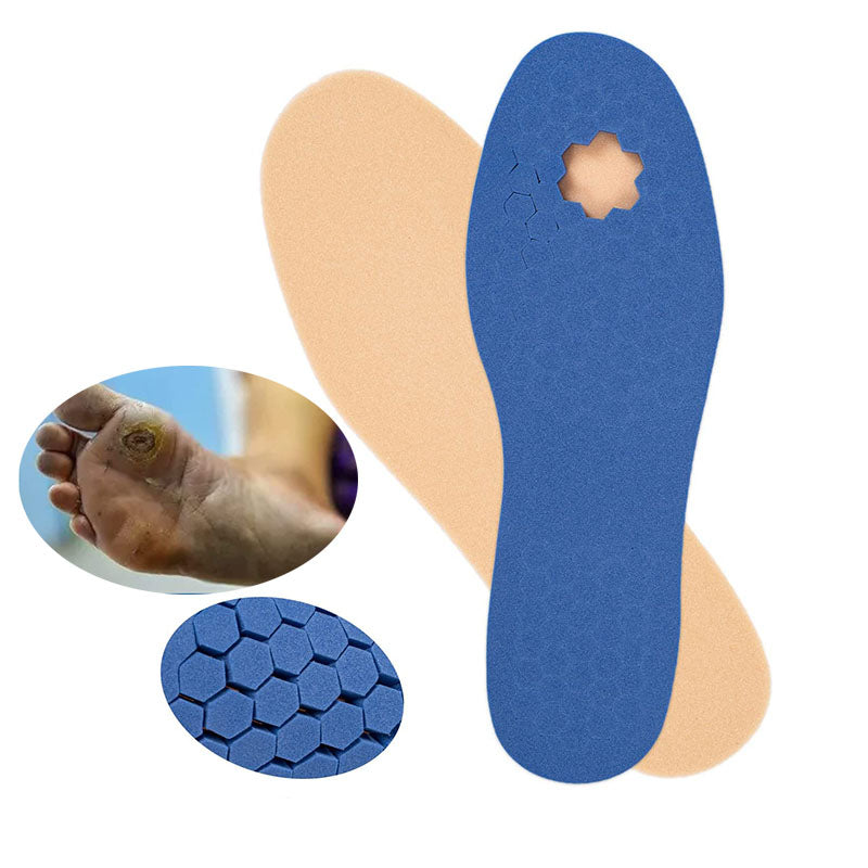 Diabetic Insole-Off Loading Insole Removable Peg Insoles-1 Pair Foot Ulcer Insole-for Men and Women Foot Pain Relief