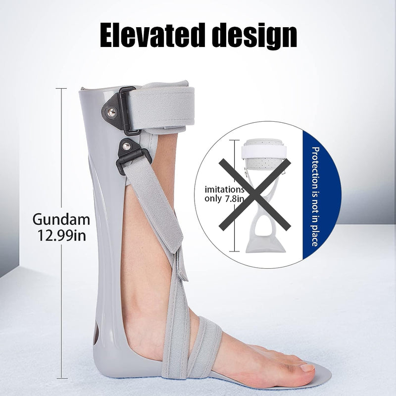 Afo Foot Drop Brace Splint Ankle Foot Orthosis Walking with Shoes or Sleeping for Stroke Hemiplegia