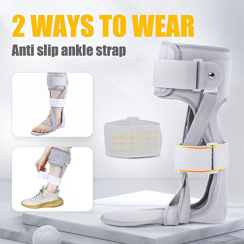 AFO Foot Drop Brace Ankle Foot Orthosis Medical Afo Walking with Shoes for Stroke Hemiplegia (Left/Right Foot)