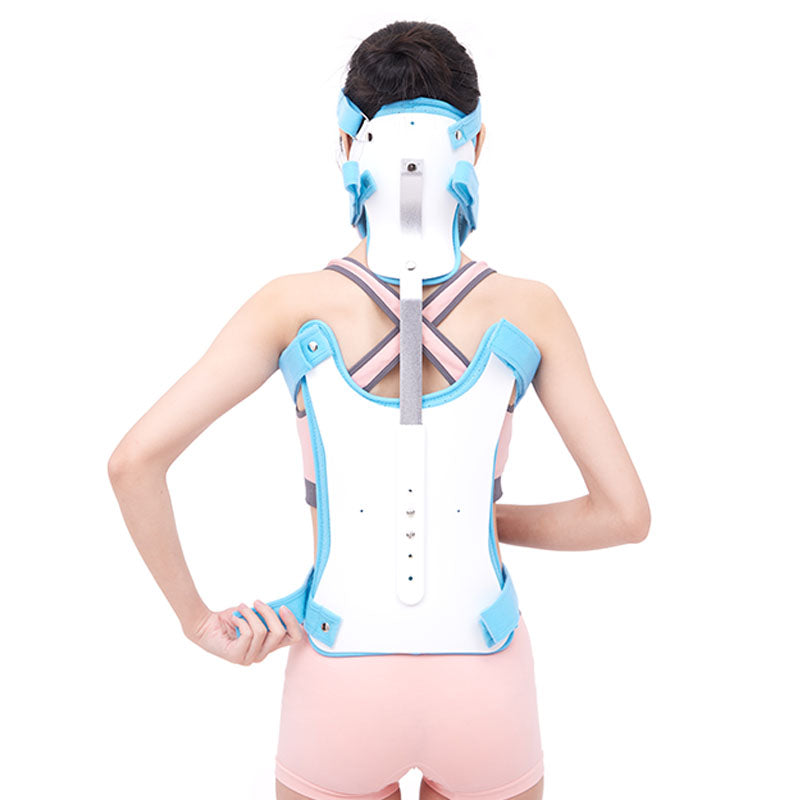 Cervical Thoracic Orthosis Adjustable Head Neck Chest Orthotics Cervical Vertebra Rehabilitation Support Stabilizer