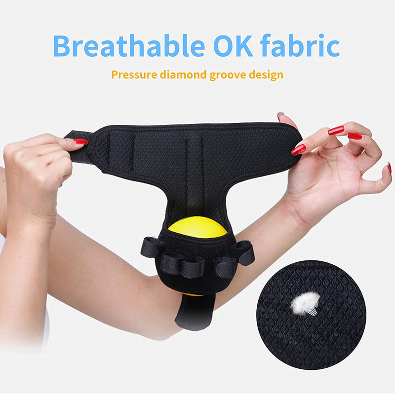 Anti-spasticity Ball Splint Hand Finger forHand Stroke Hemiplegia Finger Recovery Spasm Dystonia Hemiplegia Finger Training Tool