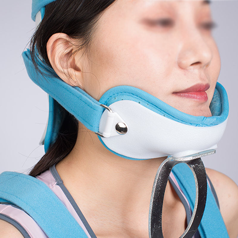 Cervical Thoracic Orthosis Adjustable Head Neck Chest Orthotics Cervical Vertebra Rehabilitation Support Stabilizer