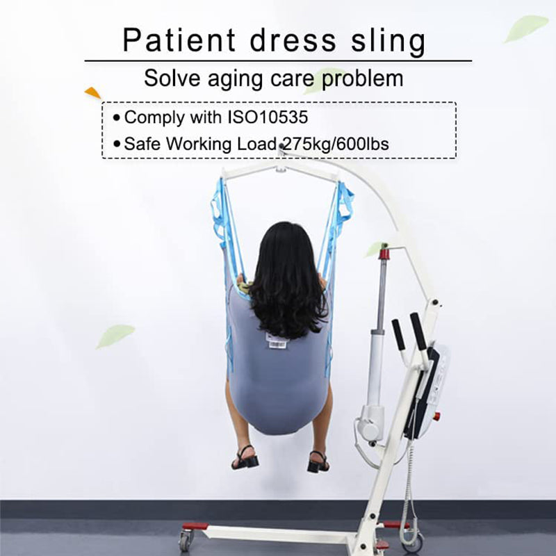 Medical Patient Lift Sling 605lb Capacity Divided Leg Slings for Patient Lift For Half Paralysis Walking Disability