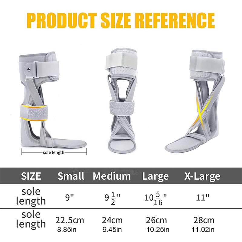 AFO Foot Drop Brace Ankle Foot Orthosis Medical Afo Walking with Shoes for Stroke Hemiplegia (Left/Right Foot)