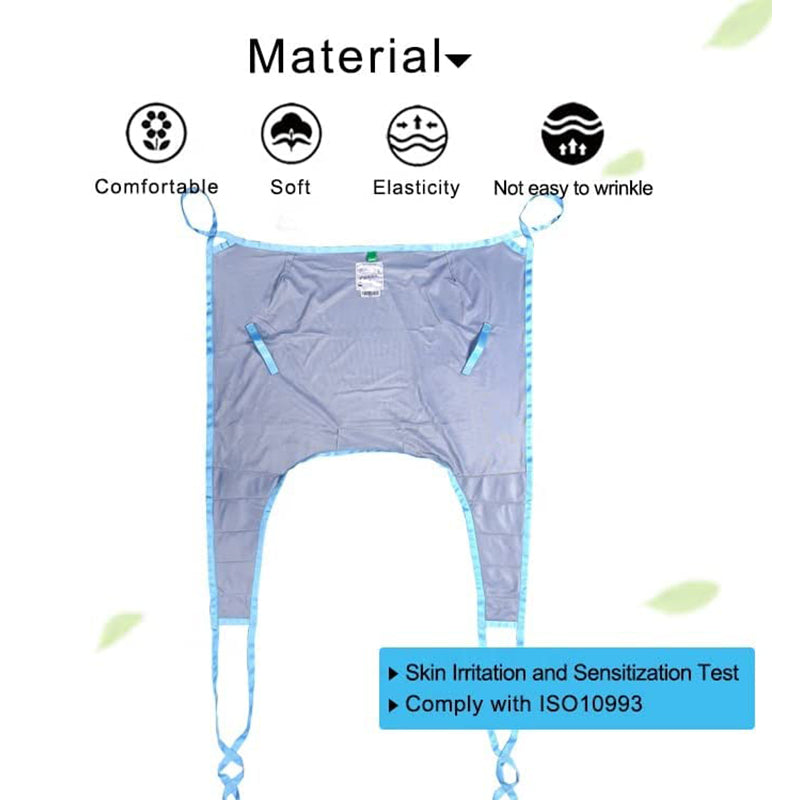 Medical Patient Lift Sling 605lb Capacity Divided Leg Slings for Patient Lift For Half Paralysis Walking Disability
