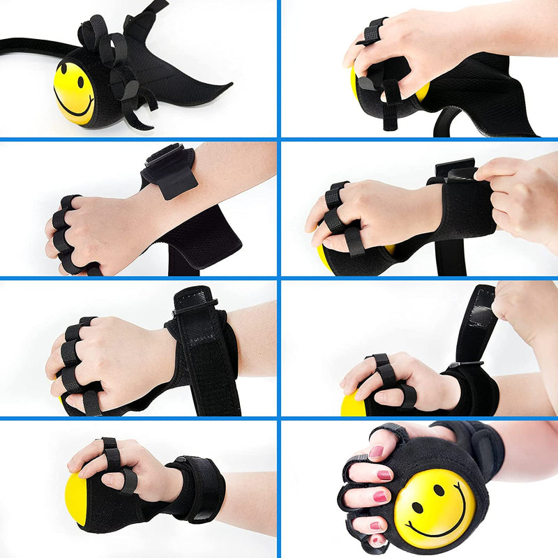 Anti-spasticity Ball Splint Hand Finger forHand Stroke Hemiplegia Finger Recovery Spasm Dystonia Hemiplegia Finger Training Tool