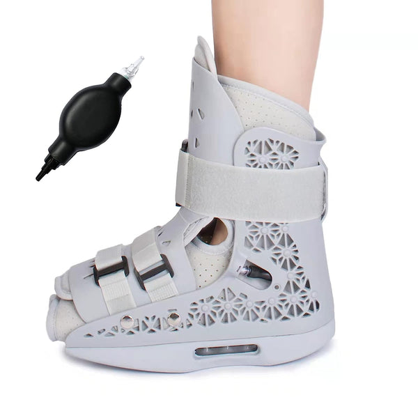 Inflatable Walker Boot Air Cam Walker Fracture Boot Medical Short Walking Boot Walker Brace Breathable Orthopaedic Boot for Foot Injury Ankle Sprain