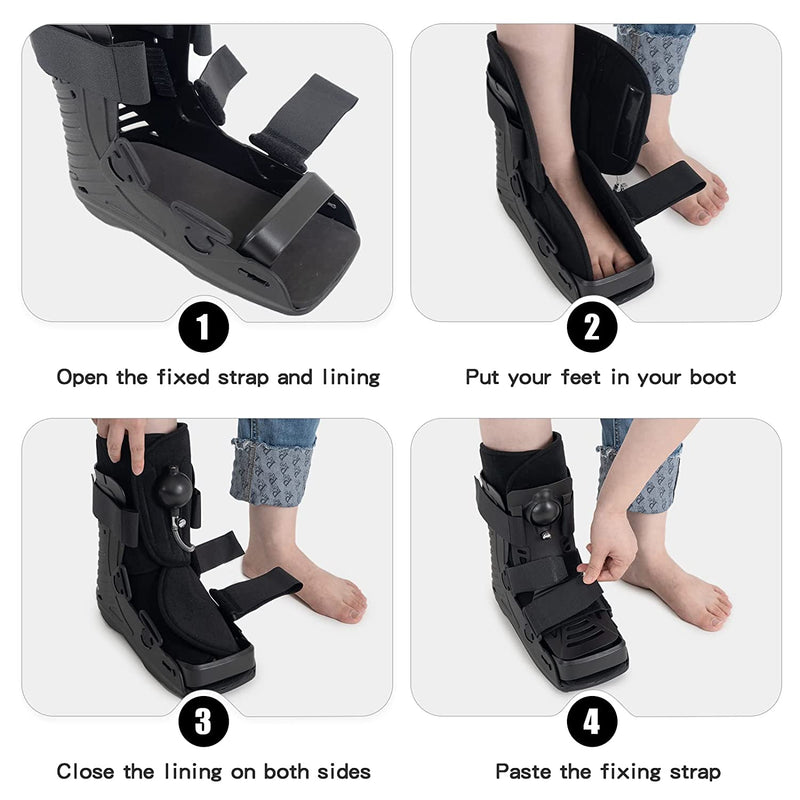 Air Cam Walker Fracture Boot,Medical Inflatable Walking Boot for Broken Foot Achilles Tendon Injury Orthopaedic Boot